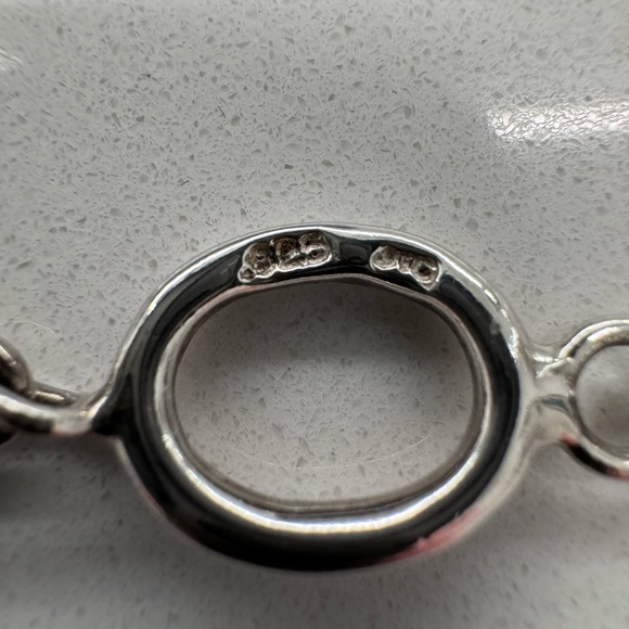 Vintage XO Sterling Silver Bracelet - Picture 6 of 7